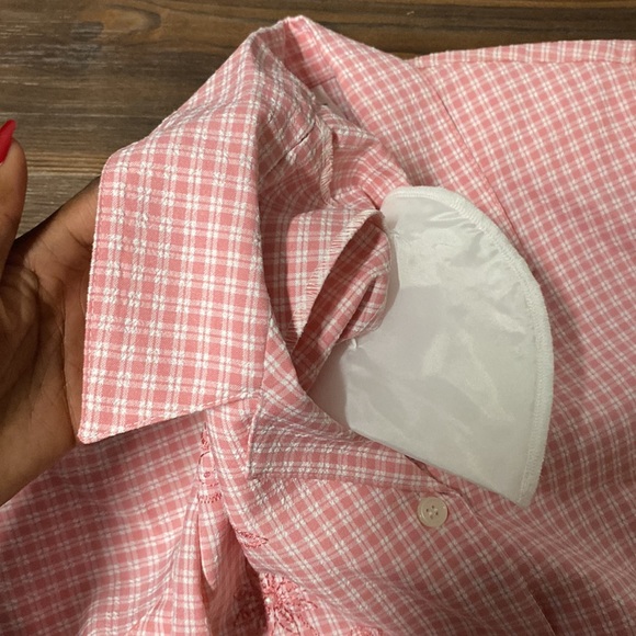 Pink Checkered Alfred Dunner 2 Piece Set SIZE 16 worn once - Picture 4 of 5